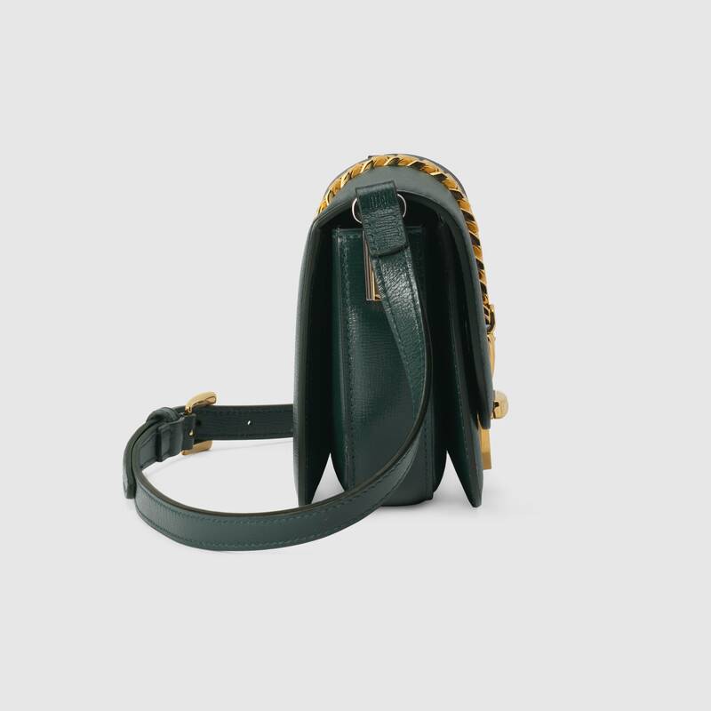 Gucci Sylvie 1969 Mini Shoulder Bag 615965 Green